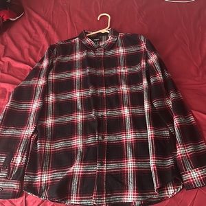 M sizes Forever 21 Black, Red and White flannel